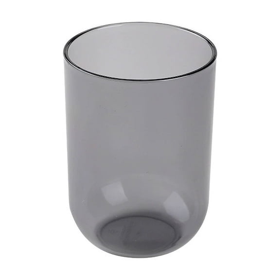 Fatty Farmer 2Pc semi transparent stackable shatterproof plastic drinking cup - Grey