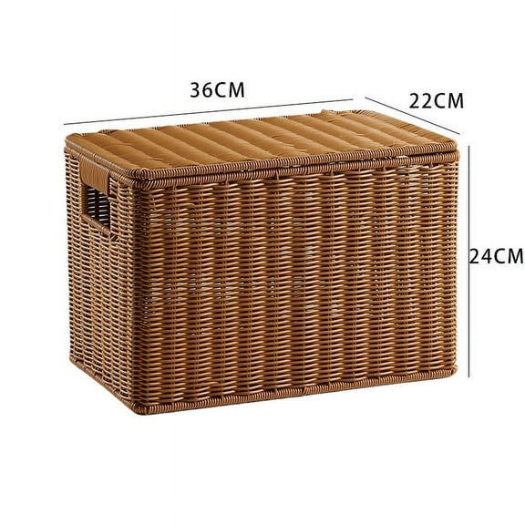 Fatty Farmer Storage Box for Pantry Organizer and Storage,Perfect for Bathroom,Cabinet,Kitchen,Fridge,Closet Organization Supplies 14.17*8.66*9.45inch (A14)