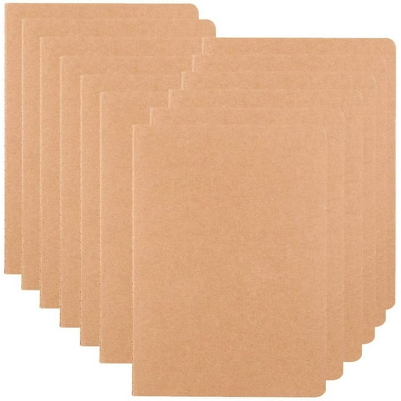 Fatty Farmer Travel and Office Notebook Diary 24 Pack, Sketchbook, Memo, Theme Notebook, Blank Paper, 68 Pages, 34 Pages, 10.16x7.24 inches, B5 Size, Travel Diary Set