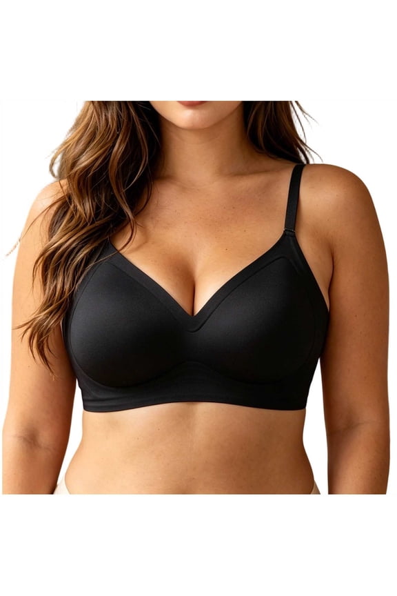 Jelly Bras for Women Push Up Seamless Wireless Bra Lift Support Breathable Bralette for Everyday Comfort No Underwire Bra L
