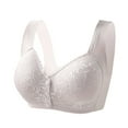 thumbnail image 1 of Fatuov Lace Bras for Women Adjustable Straps Soft Everyday Bras for Lounge Full Coverage Wireless Push Up Seamless Underwear 38B, 1 of 4
