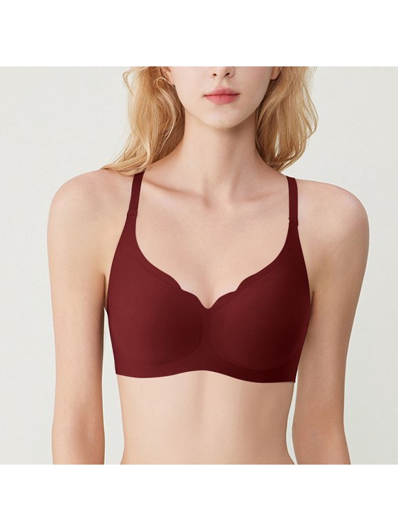 Push-Up Bras for Women Wireless T-Shirt Bras for Small Breasts, Support Seamless Bras with Adjustable Straps