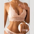 thumbnail image 1 of Fatuov Soft Cup Lace Bras for Women Push Up Wireless Fashion Everyday Bras for Office Wear Full Coverage Seamless Underwear 36A, 1 of 3