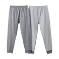 thumbnail image 1 of Fatuov Soft Thermal Pants for Boys Comfortable Girls Relaxed Fit Long Pants for Play Cotton Joggers Size 9-10 Years, 2-Pack, Dark Gray, 1 of 4