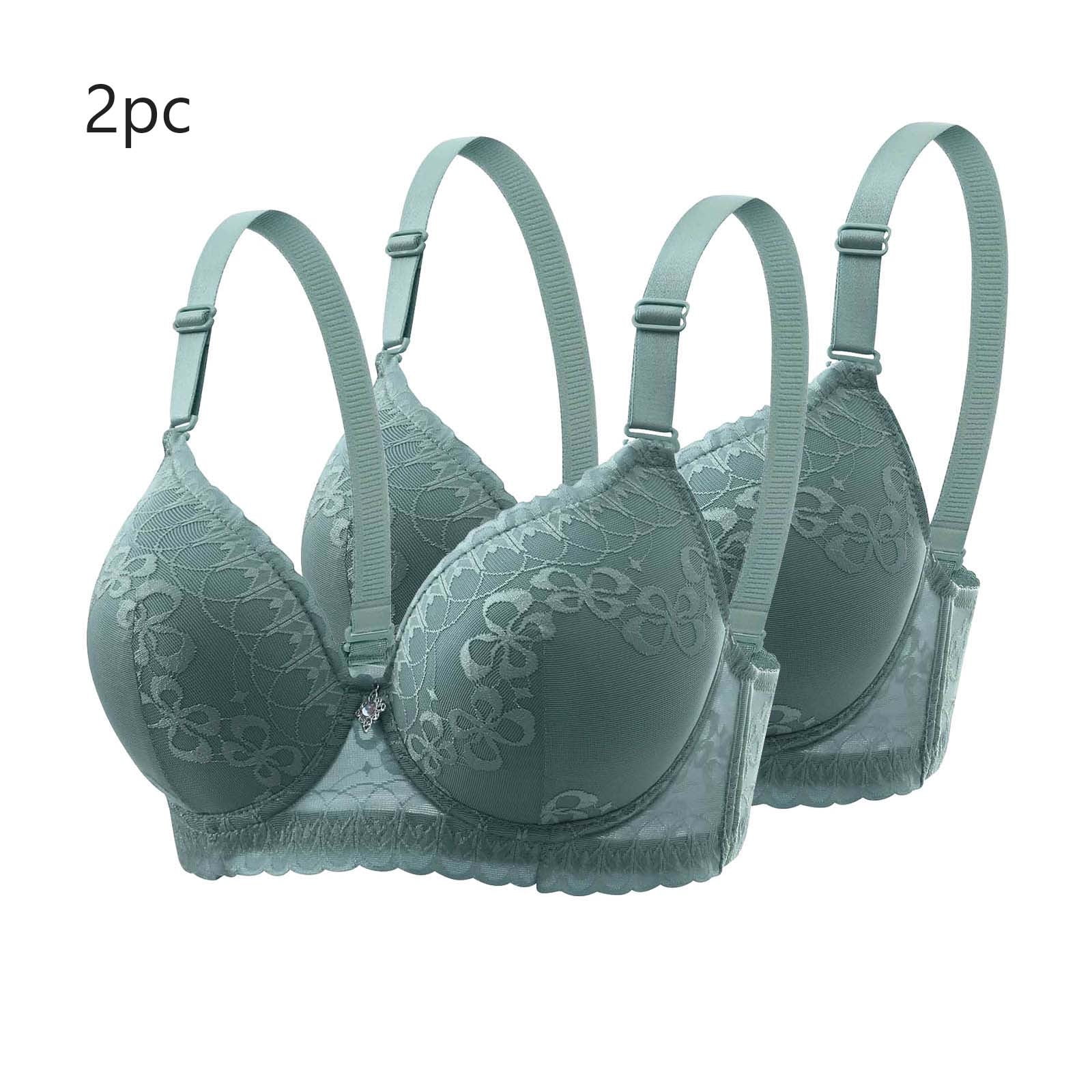 Fatuov 38B Bras for Women Plus Size Push Up Bras Lace Everyday ...