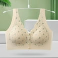 thumbnail image 1 of Fatuov Wirefree Bras for Women Push-Up Sexy Lace Seamless Bralettes for Casual Bras 38A, Beige, 1 of 5
