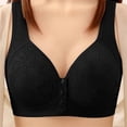 thumbnail image 1 of Fatuov Wireless Bralette for Women Front Closure Breathable Fabric Push Up Bra Full Coverage All-Day Wear Bra 42A, 1 of 5