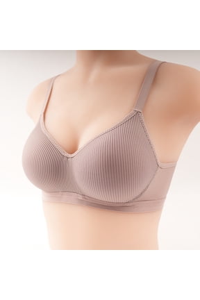 Wireless Bras for Women Push Up Spaghetti Straps Solid Color Bralettes for Daily Full Coverage Seamless Bras