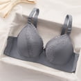 thumbnail image 1 of Fatuov Women's Lace Bras Wireless Full Coverage Comfortable Everyday Bras for Casual Push Up Adjustable Straps Lightly Lined Bra 40B, 1 of 3