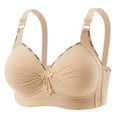 thumbnail image 1 of Fatuov Womens Wireless Bra Thin Breathable Bra Push Up Full Coverage All-Day Wear Bra 42B, 1 of 4