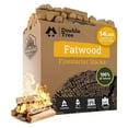 thumbnail image 1 of Fatwood Fire Starter Sticks - Natural Resin Wood - Wood Stove, Fireplace, Campfire - Non-Toxic 14lb Box, 1 of 6