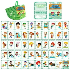 Faty-T Behavioral Cognitive Action Flash Cards, 50 Count