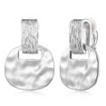 thumbnail image 1 of Faty-T Boho Hammered Dangling Earrings for Women Modern Statement Finish Dangle Drop Earrings Jewelry, 1 of 13