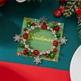 thumbnail image 1 of Faty-T Charming Christmas-Themed Beaded Bracelet with Santa & Tree Charms - Stretchy Resin Bracelet for Women, Ideal Holiday Gift, Christmas Bracelet, 1 of 9