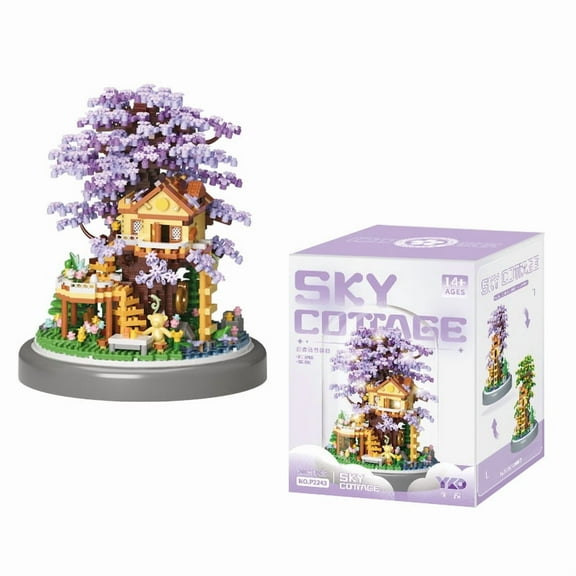 Faty-T Cherry Blossom Bonsai Tree House Building Set for Adults