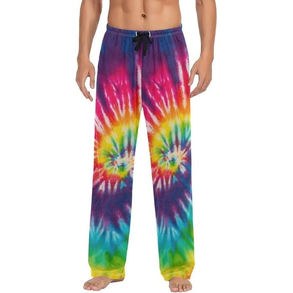 Faty-T Christmas Corgi Pajama Pants Mens Lounge Pants Super Soft Men Pajama Bottoms with Pockets Drawstring