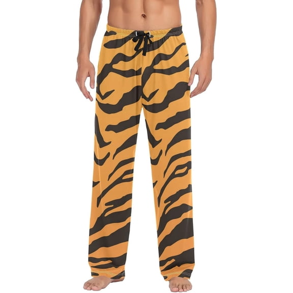 Faty-T Christmas Corgi Pajama Pants Mens Lounge Pants Super Soft Men Pajama Bottoms with Pockets Drawstring