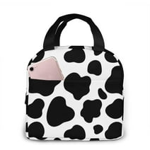 Faty-T Cows Print Lunch Bag Insulated Lunch Box Cooler Tote For Picnic Camping
