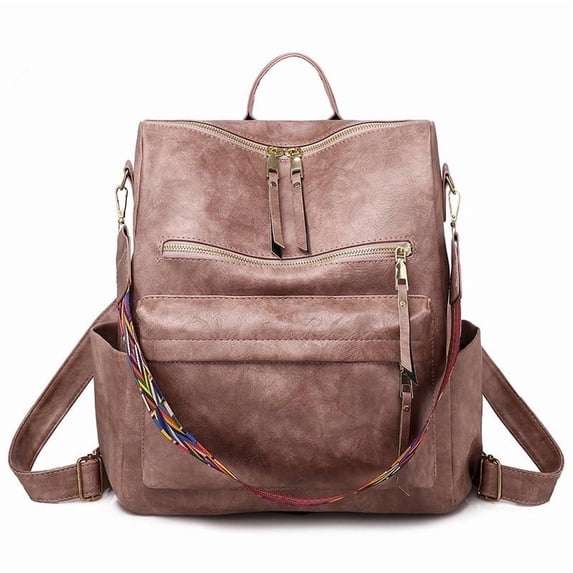 Faty-T Fashion Backpack Purse for Women Leather Multipurpose PU Ladies Shoulder Bag Travel bag Satchel Handbags
