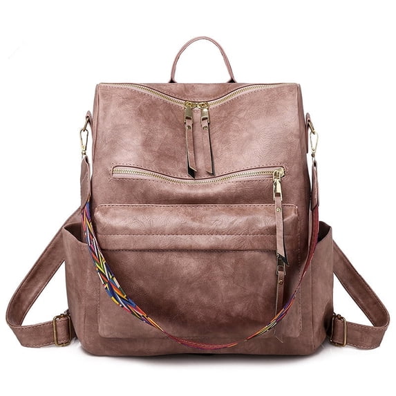 Faty-T Fashion Backpack Purse for Women Leather Multipurpose PU Ladies Shoulder Bag Travel bag Satchel Handbags