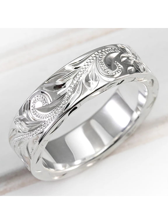 Fidget Ring for Anxiety Relief 18K Gold Plated Spinner Band for Stress Relief,Stainless Steel Statement Flower Ring for Wo