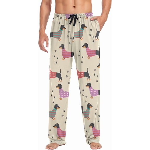 Faty-T Mens Pajama Pants Pajama Bottoms Sleep Pants Separate Lounge PJ Pants