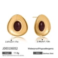 thumbnail image 1 of Faty-T Minimalist Vintage Lightweight Polished Teardrop Waterdrop C Shape Circle Round Cuff Acrylic Resin Hoop Earrings Colorful Thick Chunky Wide Thin Acetic Acid Earring Set for Women, 1 of 14