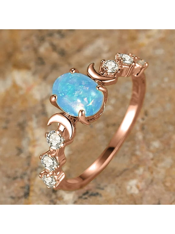Mood Ring Temperature Change Color Ring Mood Rings for Women Gold Plated Vintage Mood Rings Handmade Round Solitaire Ring Adjustable Temperature Control Color Change Mood Rings