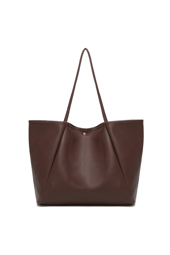 Oversize Pu Leather Tote Women Weekender Bag Shopper Handbag Travel Purse