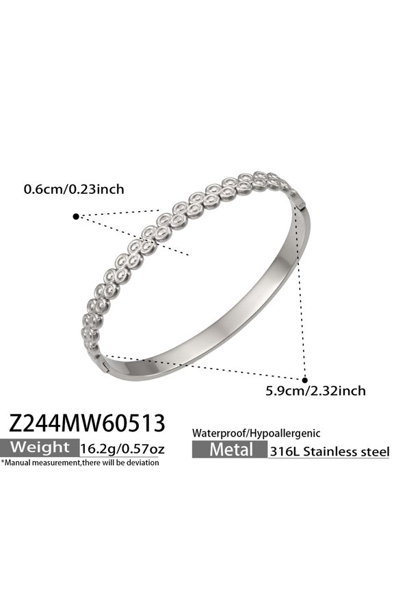 Waterproof Bangle Bracelets for Women - 14K Gold Plated Quilted Bangle Stack - Stainless Steel Dainty Gold Bracelet Trendy Summer Fashion Jewelry