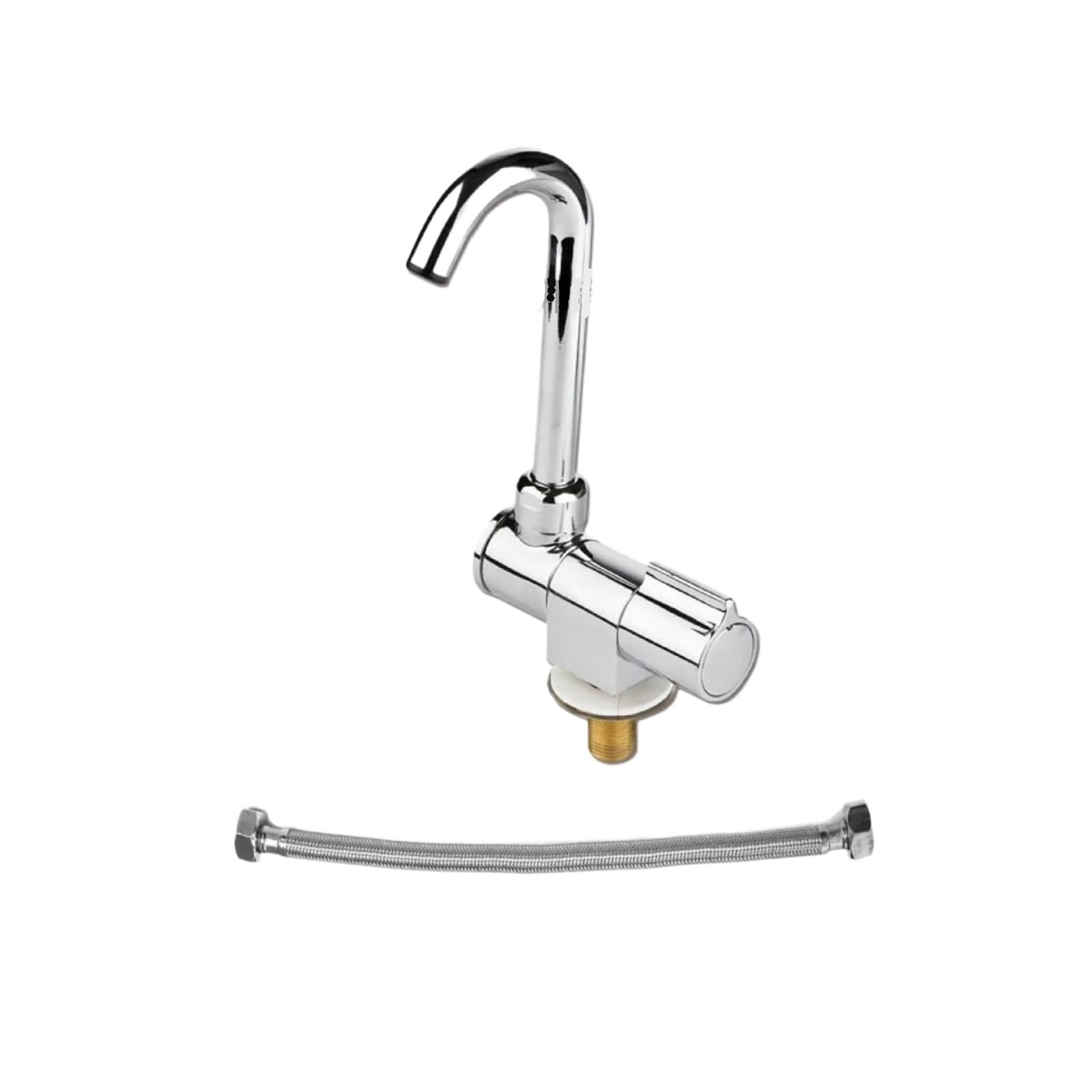 Faucet 180 Degree Folding 360 Rotating Sink Tap Mobile Kitchen Bathroom RV Marine Boat Motorhome Camper Van Brass Body