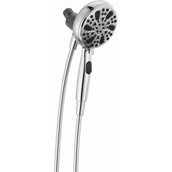 Faucet 6-Spray Magnetic Shower Head with Handheld Spray, Chrome Shower Head with Hose, Showerheads & Handheld Showers, Handheld Shower Heads