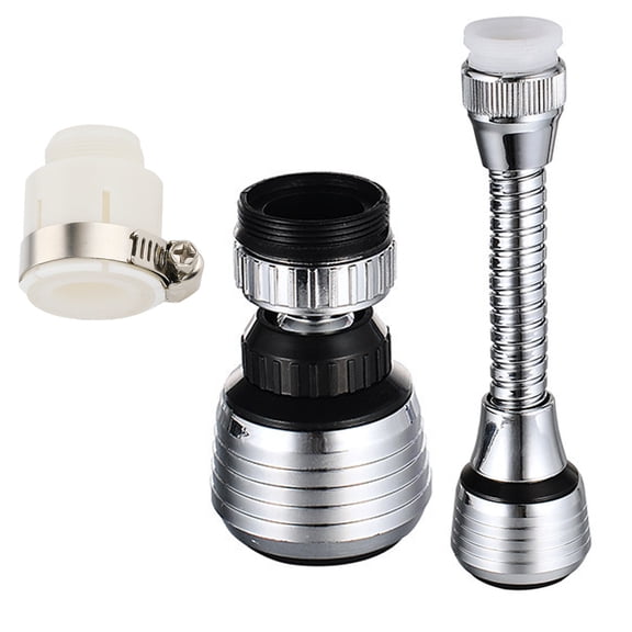 Faucet Aerator,360 Rotate Swivel Water Saving Tap Aerator Diffuser Faucet Nozzle Filter Adapter Replacement for Kitchen - style:style4