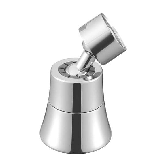 Faucet Aerator 360 Swivel Kitchen Sink Aerator - 5-Flow Brass Adapter - Flexible Rotation, Easy Install, Multi-Function Spray