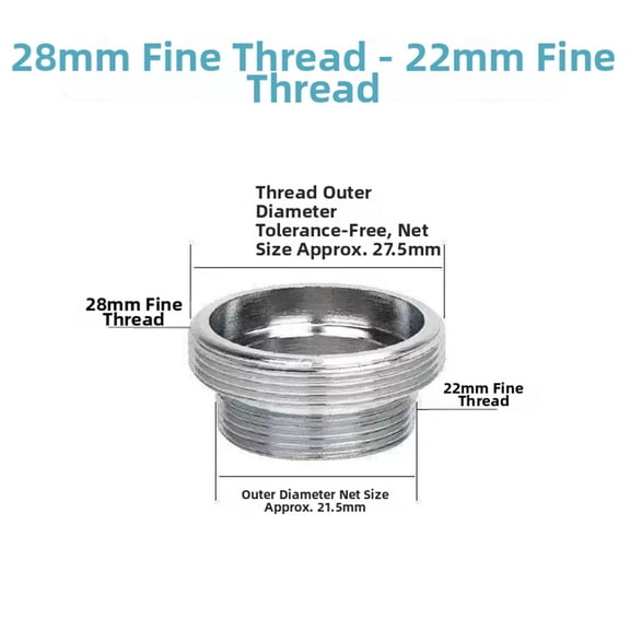 Faucet Aerator Adapter Converting Multiple Sizes 14/16/18/20/22/24/26/28 To 22 Basin Faucets Water Tap Adapter Faucet Joints