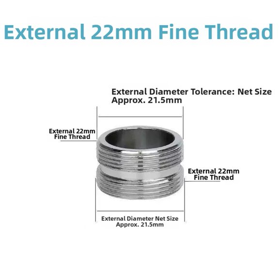 Faucet Aerator Adapter Converting Multiple Sizes 14/16/18/20/22/24/26/28 To 22 Basin Faucets Water Tap Adapter Faucet Joints
