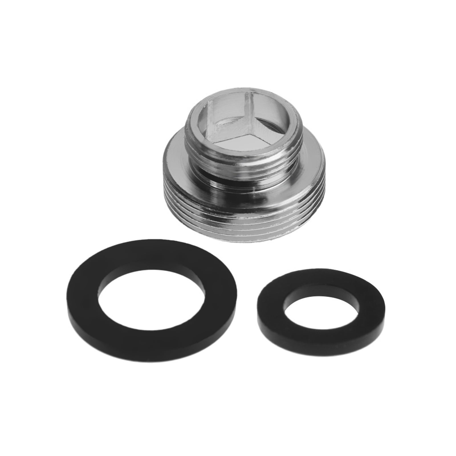 Faucet Aerator Connector Metal Outside Inside Thread Water Saving Adaptor Kitchen Faucet 16/18/20/22/24/28/mm To 22mm With Gasket For Bathroom Or Kitchen ,Water Saving