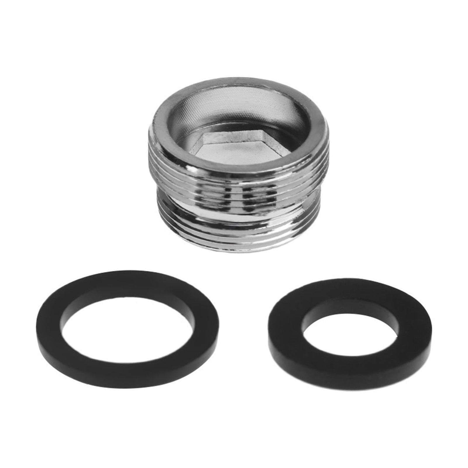 Faucet Aerator Connector Metal Outside Inside Thread Water Saving Adaptor Kitchen Faucet 16/18/20/22/24/28/mm To 22mm With Gasket For Bathroom Or Kitchen ,Water Saving