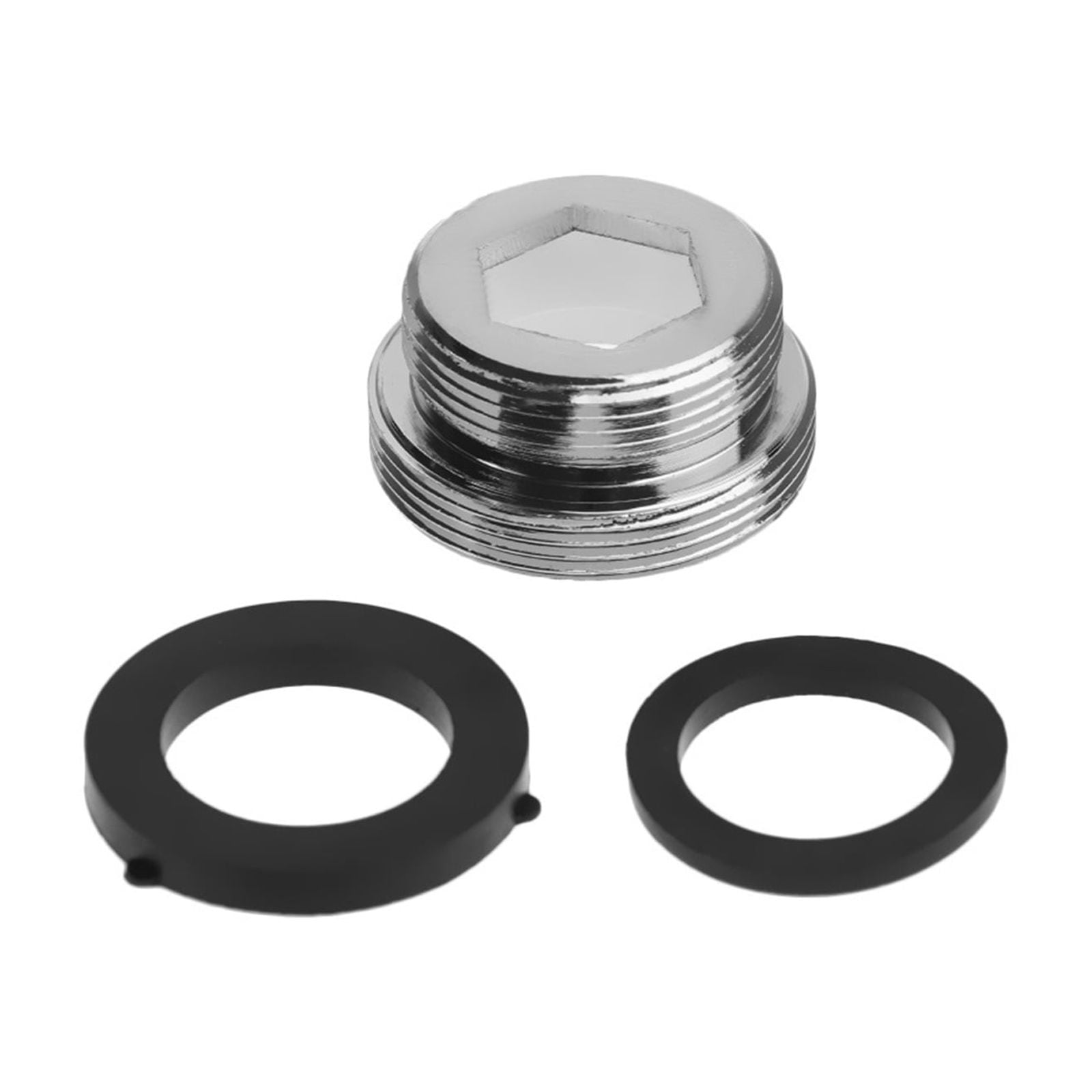 Faucet Aerator Connector Metal Outside Inside Thread Water Saving Adaptor Kitchen Faucet 16/18/20/22/24/28/mm To 22mm With Gasket For Bathroom Or Kitchen ,Water Saving