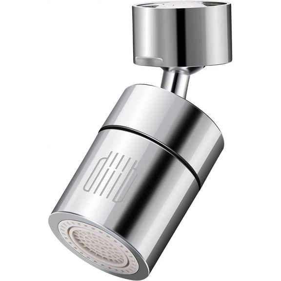 Faucet Aerator, Faucet Kitchen Mixer, 360  Pivoting Faucet Foamer with 2 Spray Modes Anti-Clogging Scaler Spray for Bath Tub, Water Economy-FM22