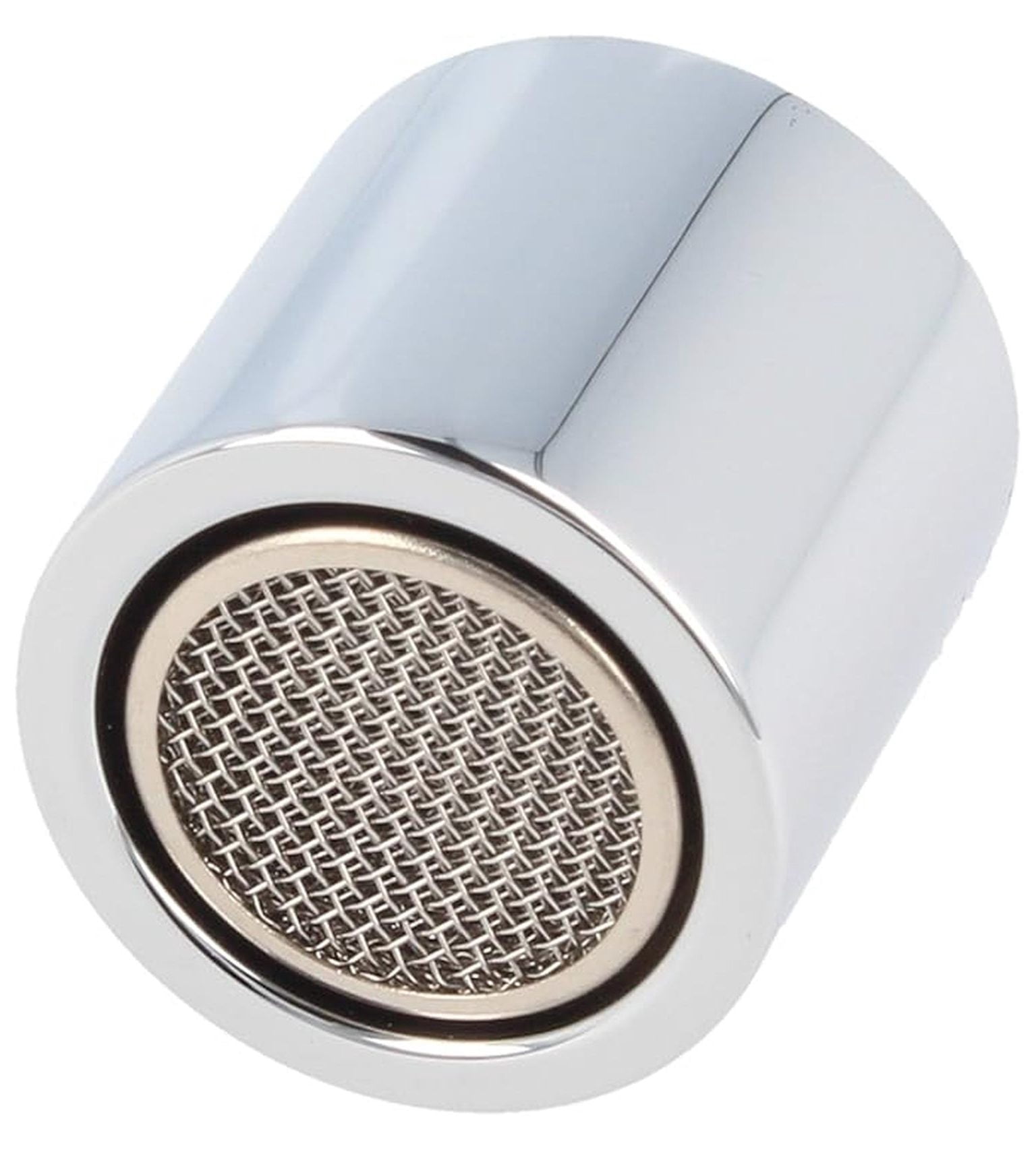 Faucet Aerator M18x1G - 2.2GPM Water Saving Aerator Replacement; Polished Chrome Kitchen Sink Aerator; Bubbler for Bathroom Faucet; Anti-Splash