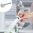 thumbnail image 1 of Faucet Aerator Splash Filter - Medium Size, Water Saving & Pressure Boosting Bubbler for Kitchen/Bathroom Faucets, 1 of 5