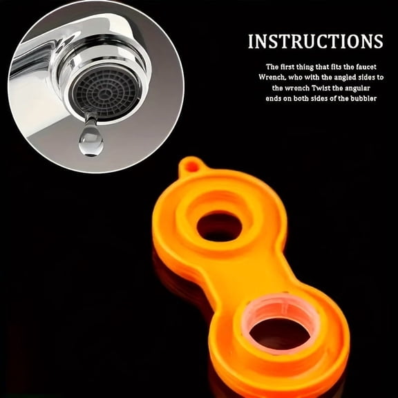 Faucet Aerator Wrench Removal Tool Kit, Adjustable Faucet Key Compatible with M20 M22 M24 M28 Aerators, Plumbing Repair Hand Tool for Kitchen Sink, Bathroom Faucet Installation and Maintenance