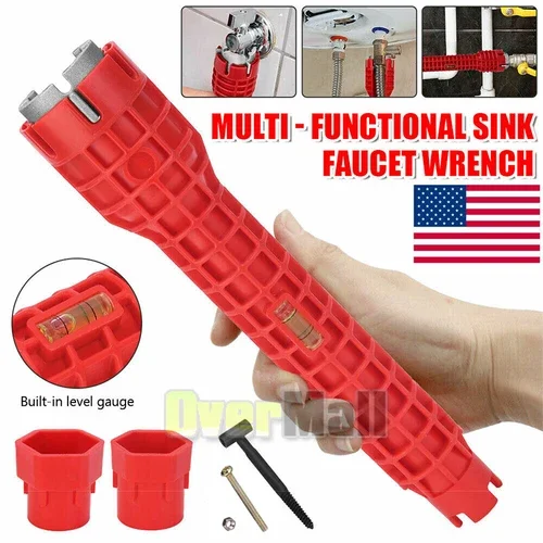 Faucet And Sink Installer Multi Tool Pipe Wrench For Plumbers And Homeowners Usa