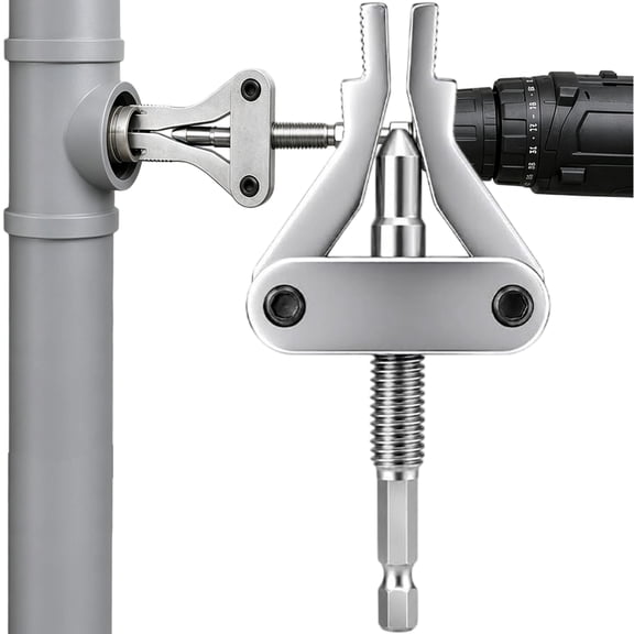 Faucet Angle Valve, Wire Extractor Steel, Hex Shank Pipe, Repair Tool | Versatile Broken Wire, Extractor Sturdy For, Drill Wrench Kitchen, Bathroom Plumbing Ergonomic, Cooking Multiuse