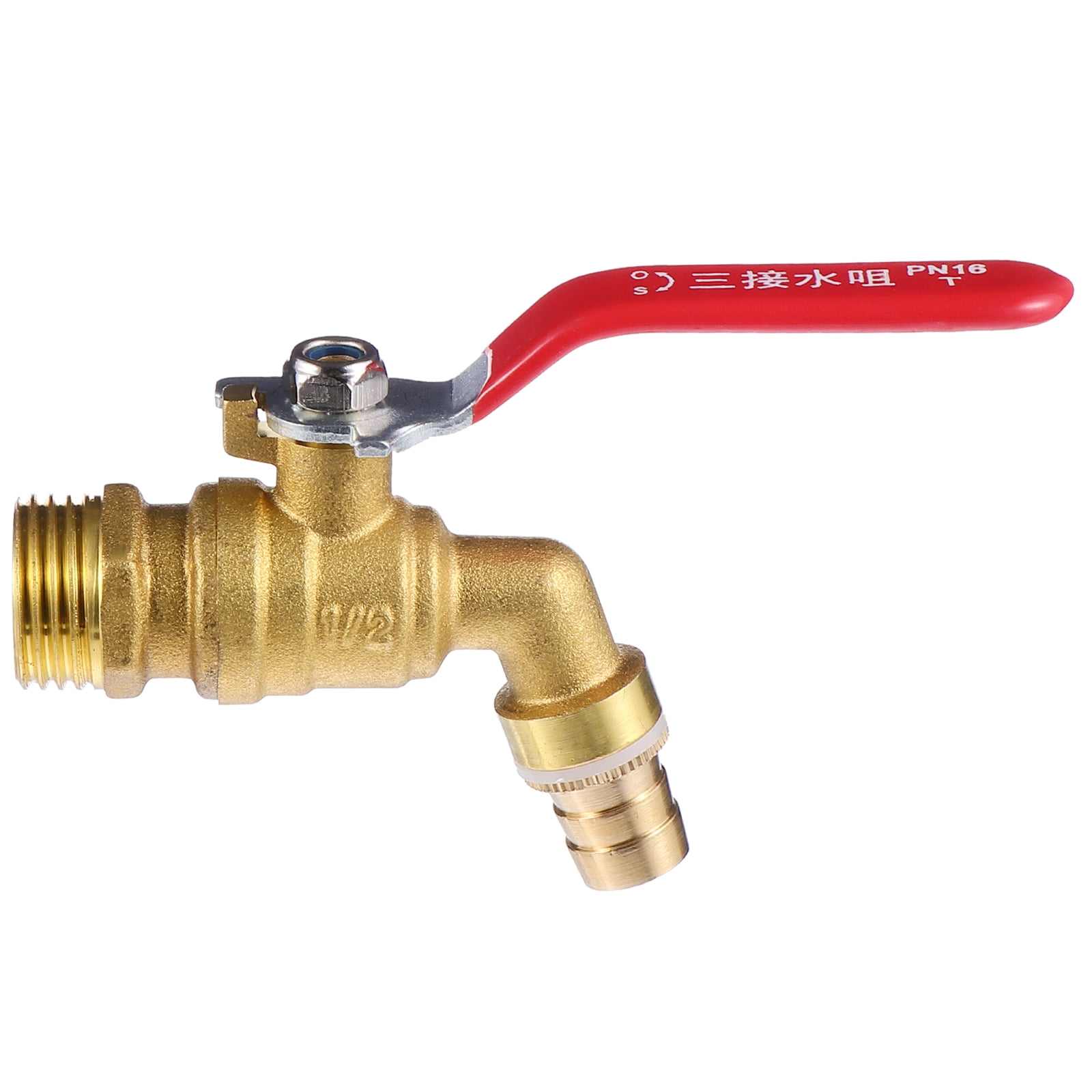 Faucet Ball Valve Kitchen Sink Key Oil Drum Spigot Brass Tap Boiler