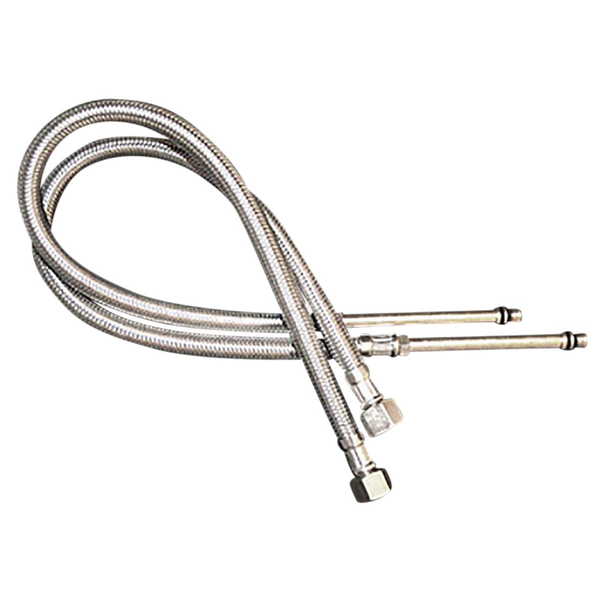 Stainless Steel Braided Faucet Supply Hose Pair 19.5"