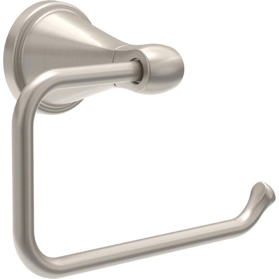 Faucet Becker (1-Pack) Toilet Paper Holder, SpotShield Brushed Nickel, Wall Mounted Euro Hook Design BCK50-DN