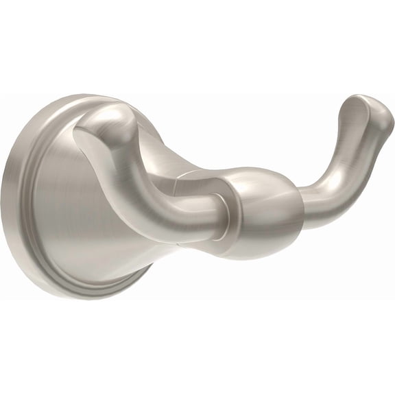 Faucet Becker (1-Pack) Towel/Robe Hook for Bathroom, SpotShield Brushed Nickel, Wall Mounted BCK35-DN