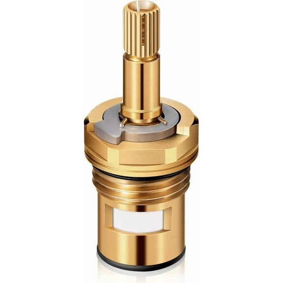 Faucet Cartridge Compatible with American Standard 994053-0070a or 994053-0070a/H Bathroom Kitchen Bathtub Faucet Stem Replacement, 4z-24h Hot and Cold Replacement Stem, Brass (1 Pack)